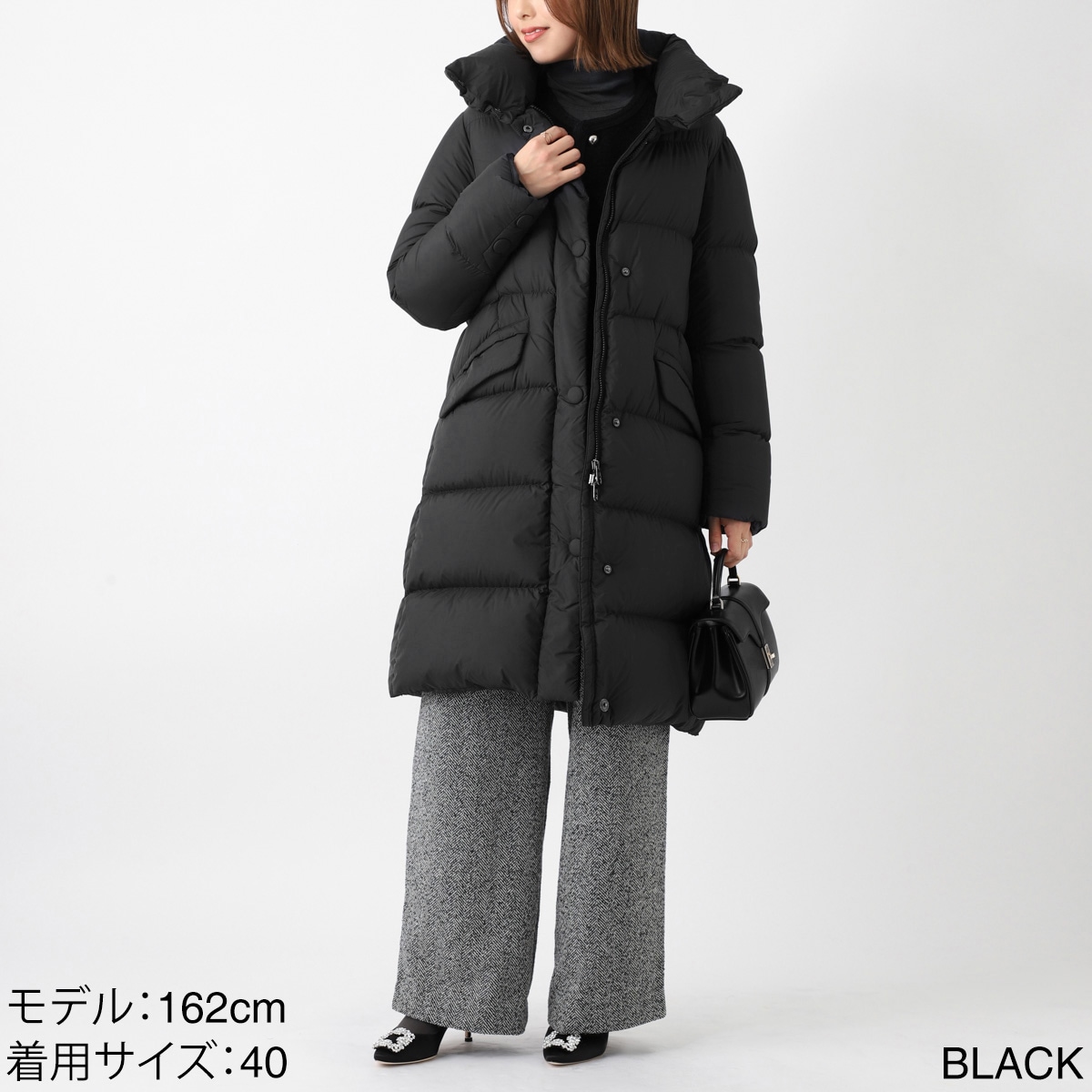 値下げ❣️２０２４年１２月購入❣️CAPE HORN ブラックダウンコートサイズ４２ CAPE HORN ケープホーン ダウンコート/UPSALA【大きいサイズあり