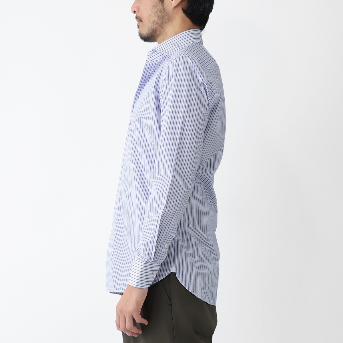 Tシャツ・カットソー BORRIELLO FW24 'Marechiaro' shirt (19050 1) BORRIELLO ボリエッロ ワイドカラーシャツ/セミワイドカラー