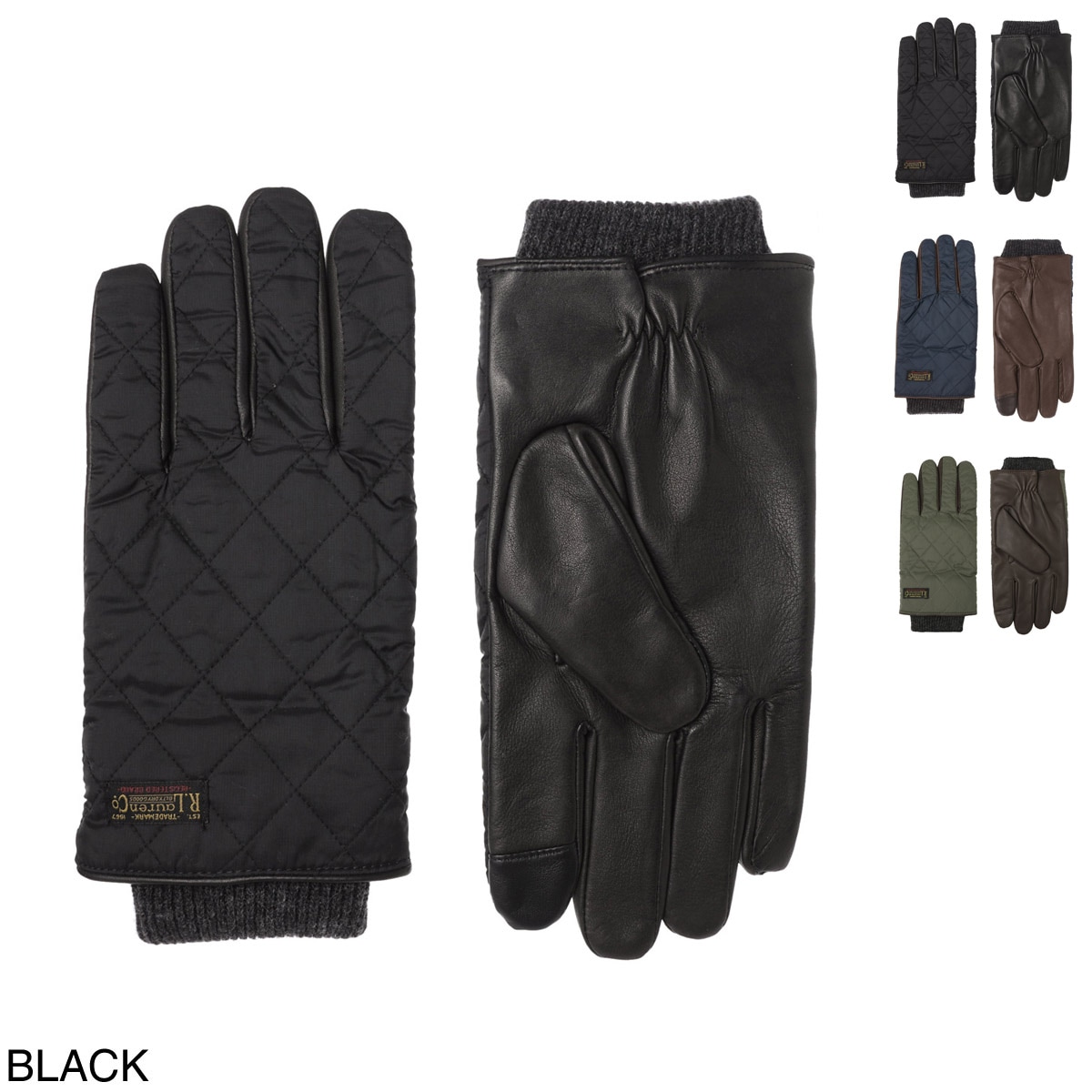 POLO RALPH LAUREN ポロラルフローレン グローブ/手袋/TOUCH QUILTED FIELD GLOVE WITH LABEL メンズ