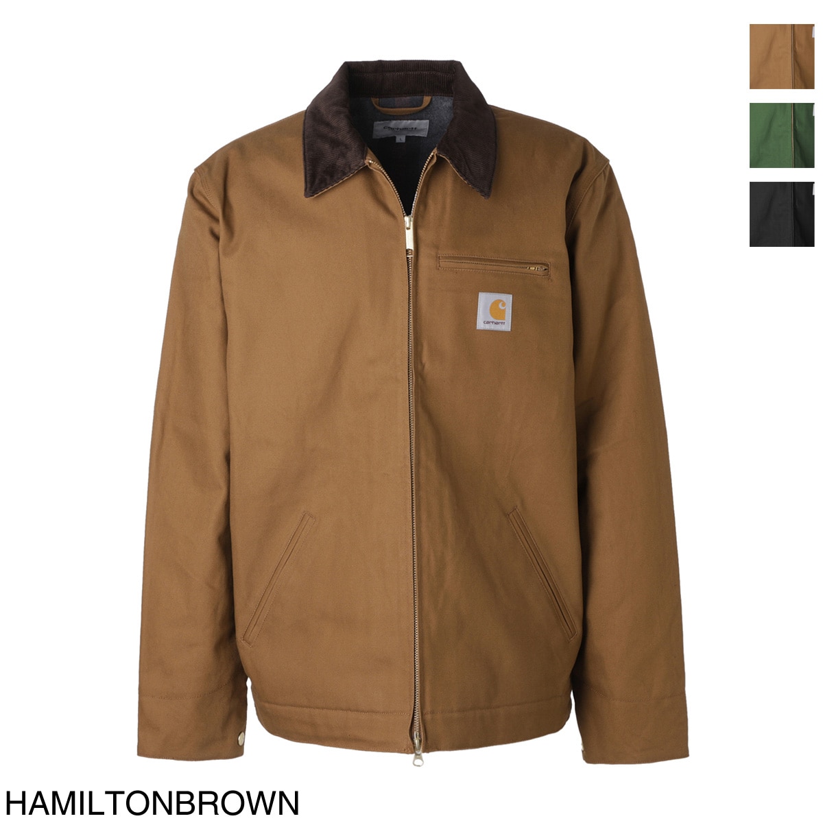 【アウトレット】【ラスト1点】Carhartt WIP カーハート ワークインプログレス 中綿入り ジップアップ ブルゾン/DETROIT JACKET メンズ