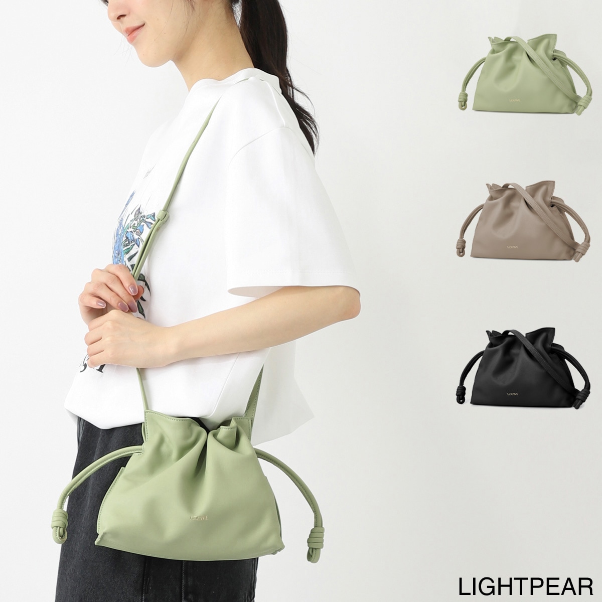 LOEWE ロエベ クラッチバッグ 3WAY/ショルダーバッグ/FLAMENCO CLUTCH MINI レディース