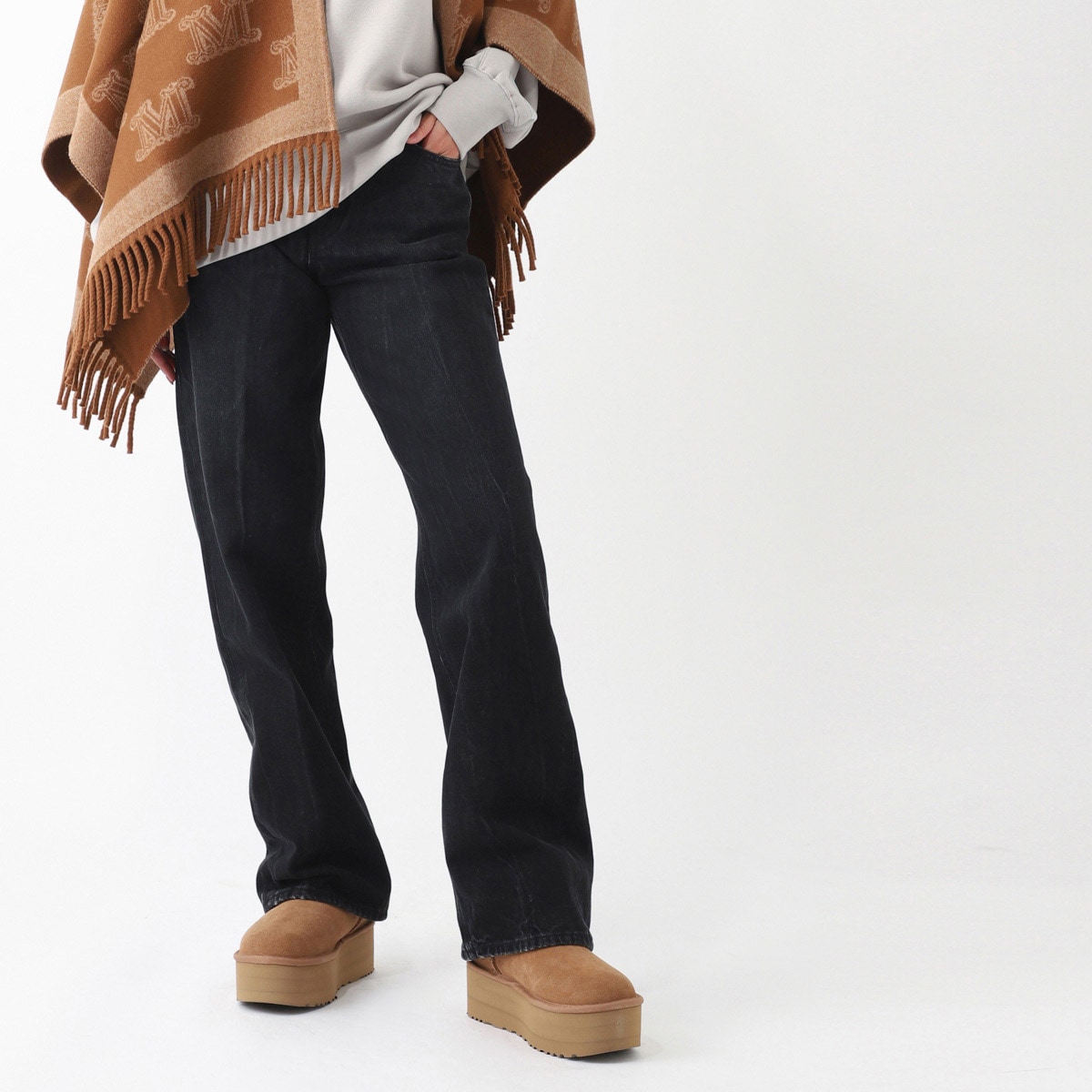 [あす着] ハイクル HAIKURE ジップフライジーンズ レディース BONNIE アウトレット】HAIKURE ハイクル ジップフライジーンズ/BONNIE