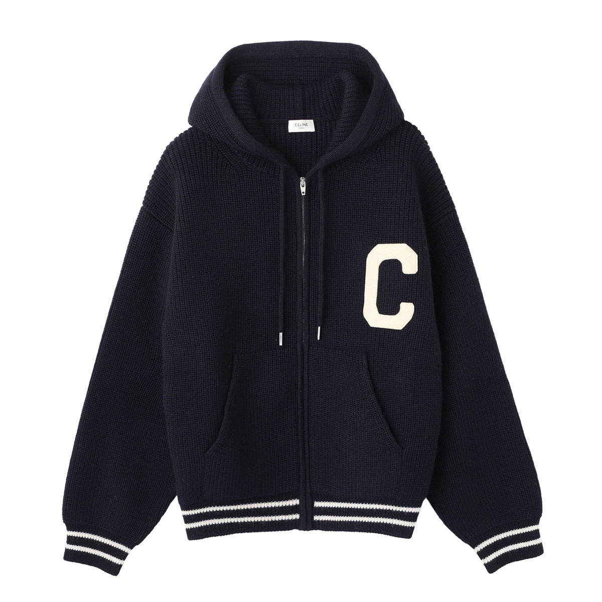 アウトレット】【ラスト1点】CELINE セリーヌ ジップアップ ニット