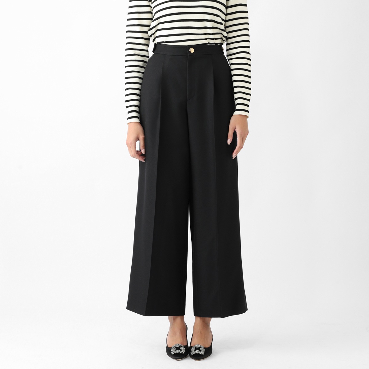 CELINE セリーヌ ウールパンツ レディース | レディース