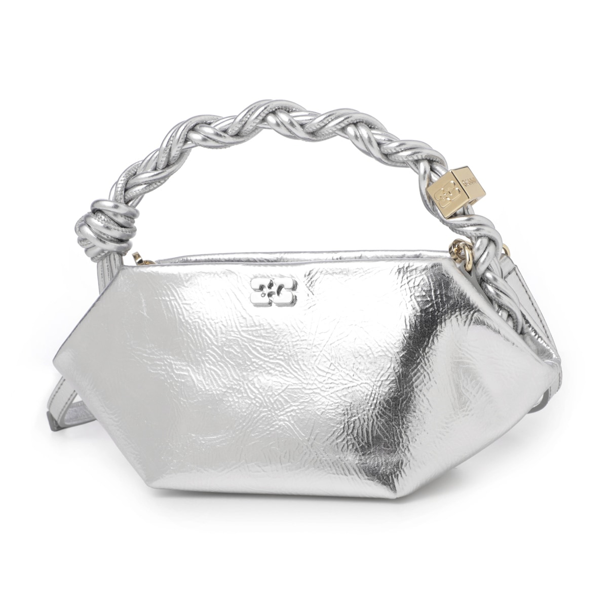 【アウトレット】GANNI ガニー ハンドバッグ 2WAY/クロスボディバッグ/GANNI BOU BAG MINI METALLIC レディース