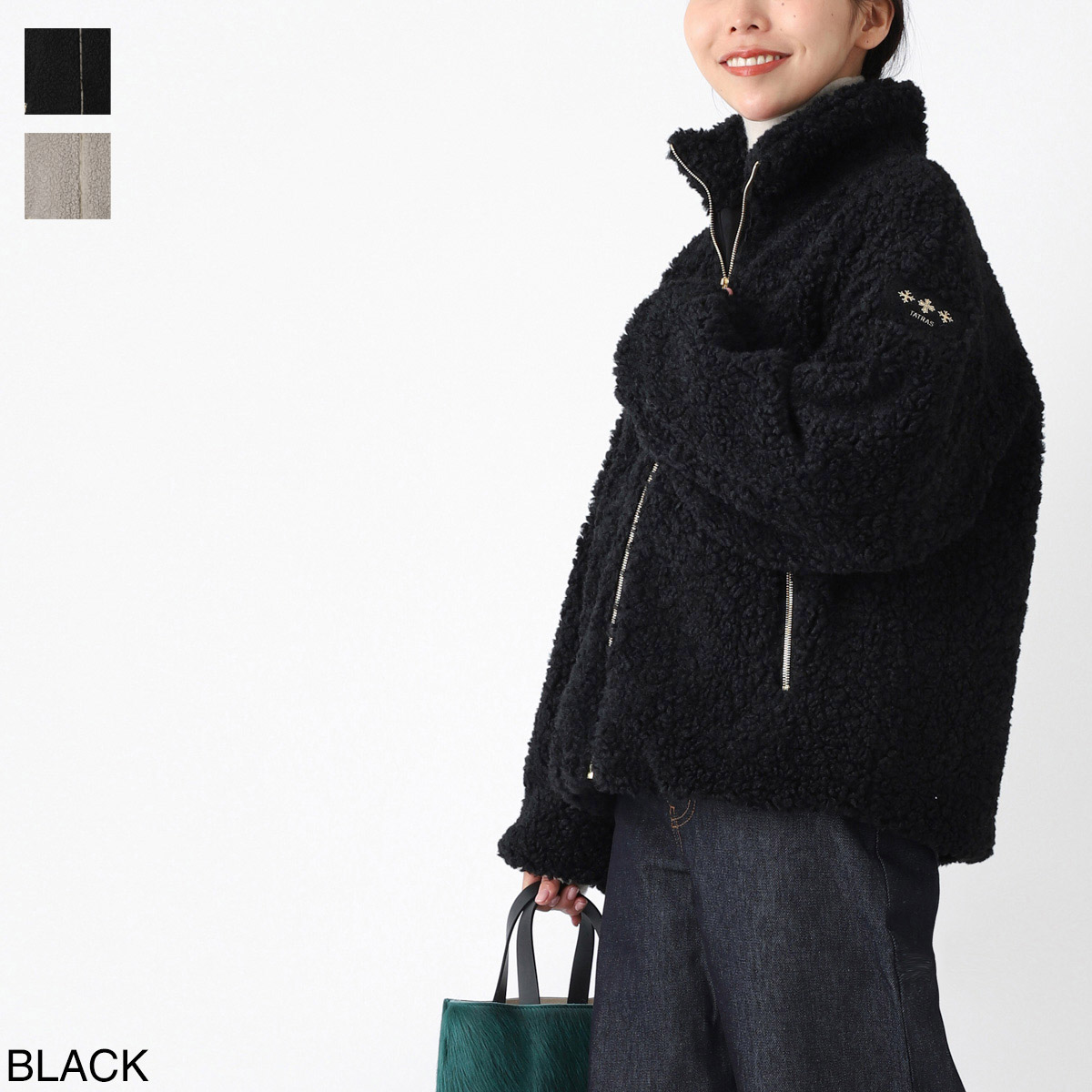 【アウトレット】TATRAS タトラス ボアジャケット/ボアブルゾン/LUELA ルエラ【大きいサイズあり】 レディース