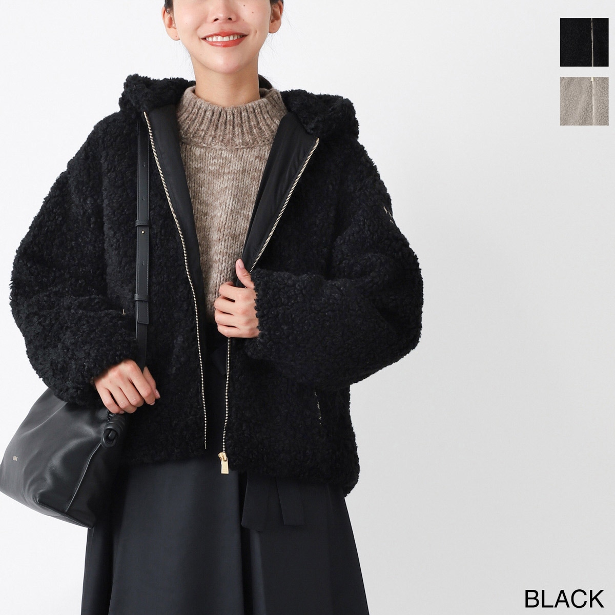 アウトレット】【ラスト1点】TATRAS タトラス ボアジャケット/ボア