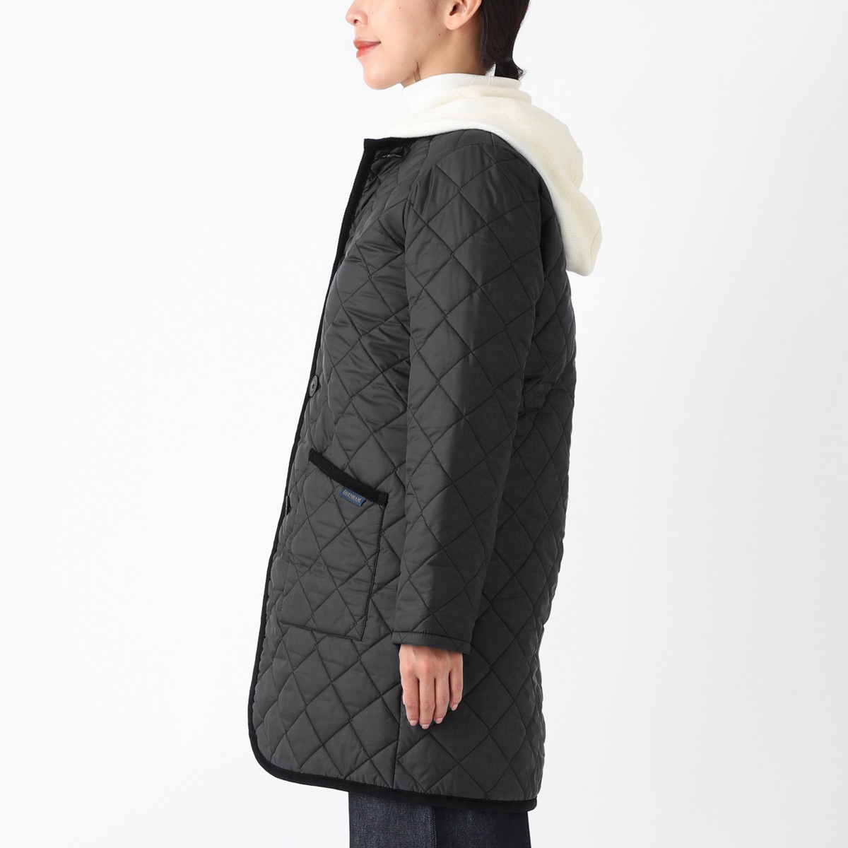 LAVENHAM キルティングロングコート 38サイズ アウトレット】【ラスト1点】LAVENHAM ラベンハム キルティング