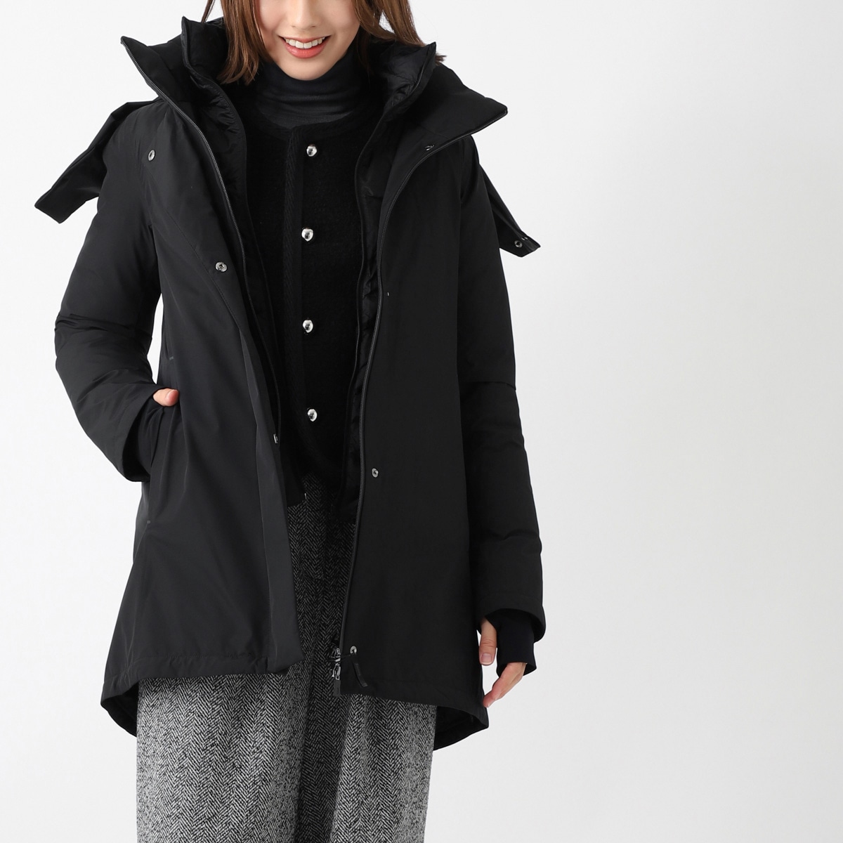 アウトレット】【ラスト1点】HERNO ヘルノ ダウンコート【大きいサイズ