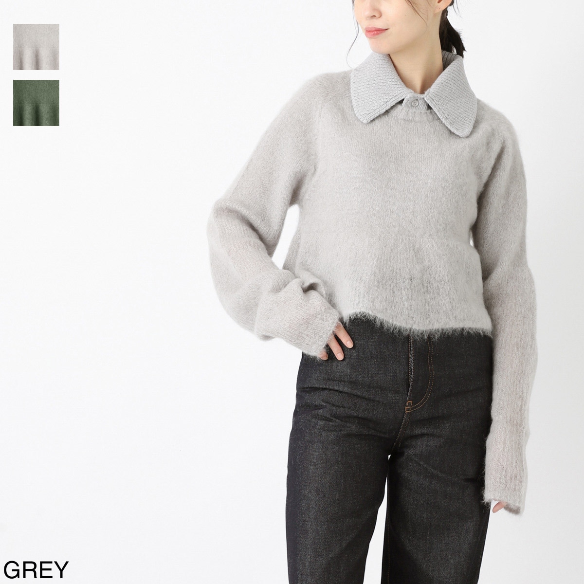 【アウトレット】LOEWE ロエベ 襟付き ニット/ポロ セーター/POLO SWEATER レディース