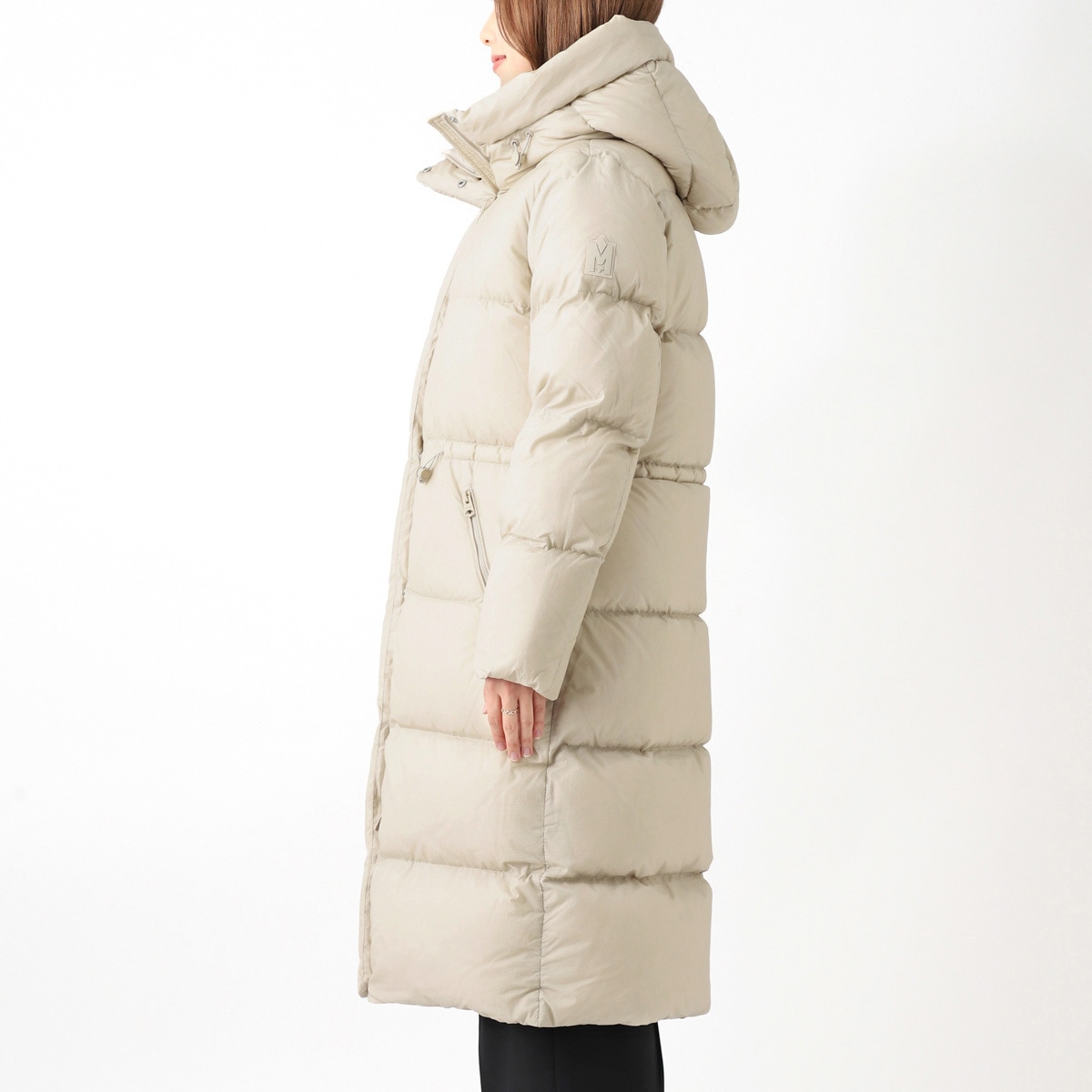 MACKAGE マッカージュ Ishani シェル ロングダウンコート Ishani-SW, softwash long down coat with hood | Mackage® US