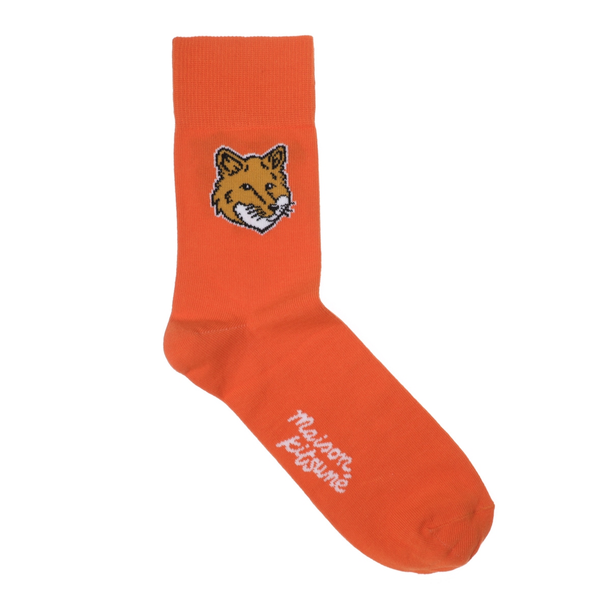 【ネコポス対応(2点まで)】MAISON KITSUNE メゾンキツネ 靴下/ソックス/FOX HEAD SOCKS【返品交換不可】