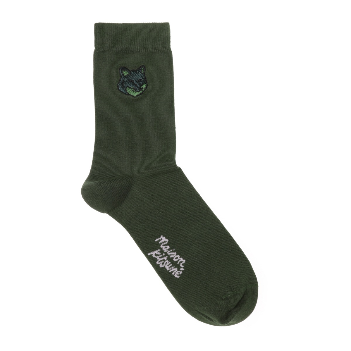 【アウトレット】『ネコポス対応(6点まで)』MAISON KITSUNE メゾンキツネ 靴下/ソックス/BOLD FOX HEAD SOCKS【返品交換不可】