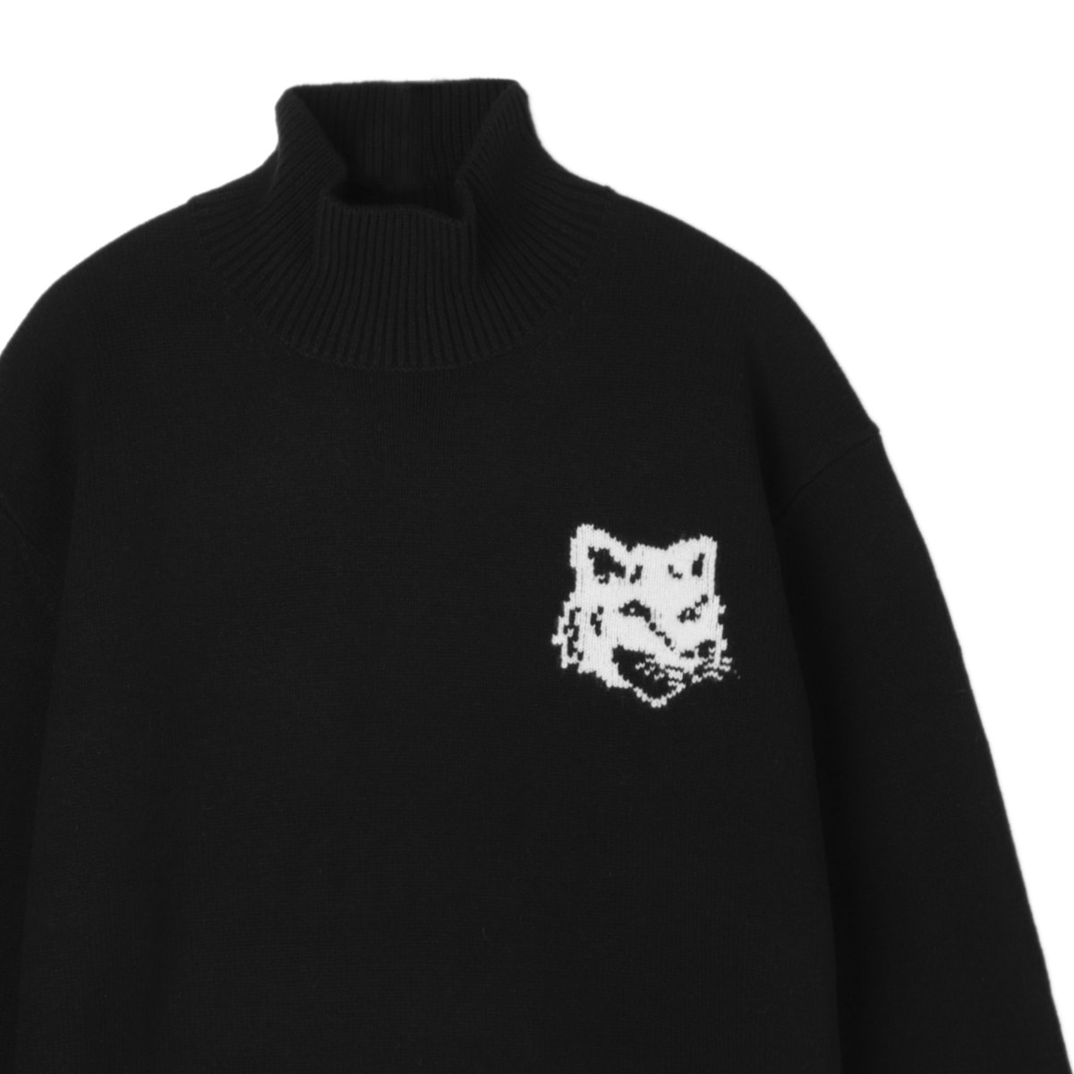 アウトレット】MAISON KITSUNE メゾンキツネ ハイネックニット/FOX