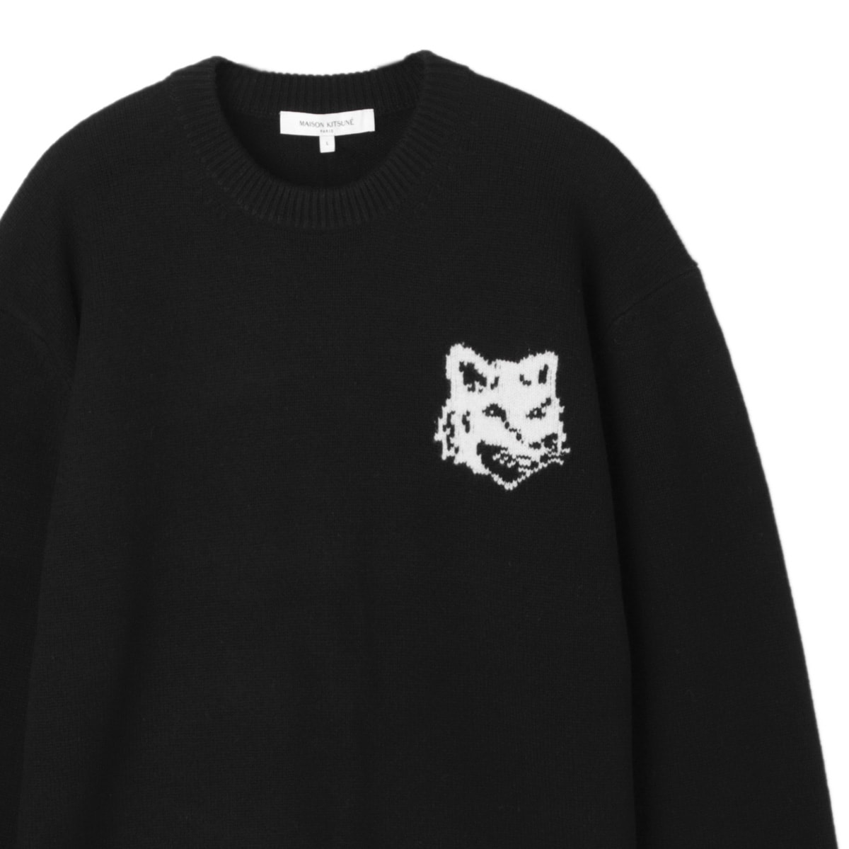 MAISON KITSUNE メゾンキツネ クルーネックニット/FOX HEAD