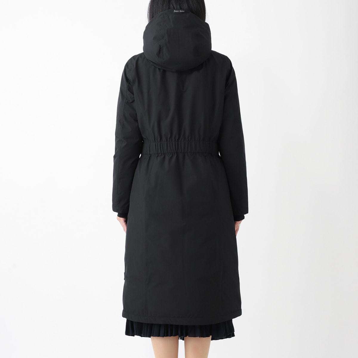 【美品】HERNO ダウンコート　切り替え　L 大きいサイズ　ネイビー 楽天市場】ヘルノ ダウン 異素材 切り替え レディース HERNO