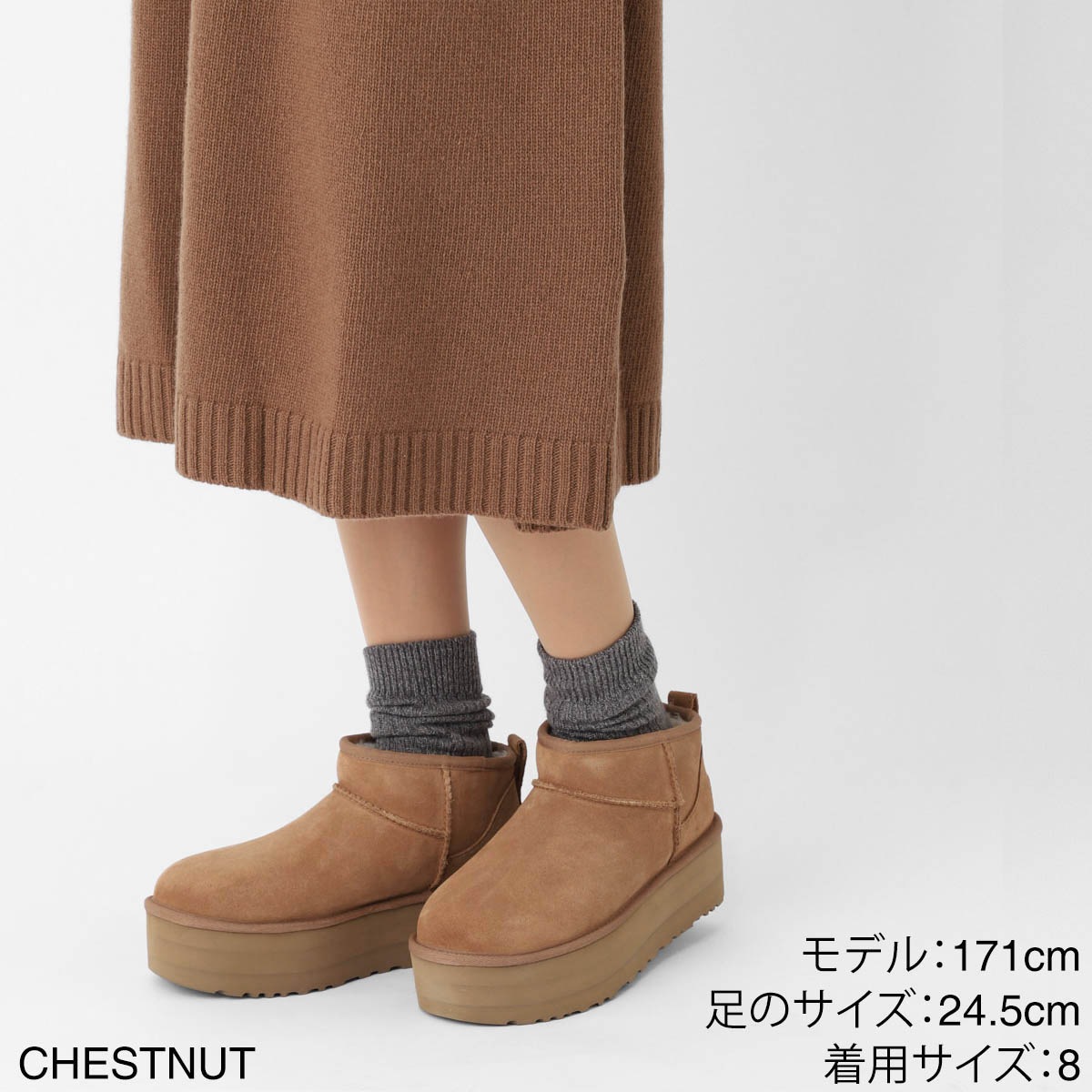 UGG Australia アグオーストラリア ブーツ/ムートンブーツ/CLASSIC ULTRA MINI PLATFORM レディース