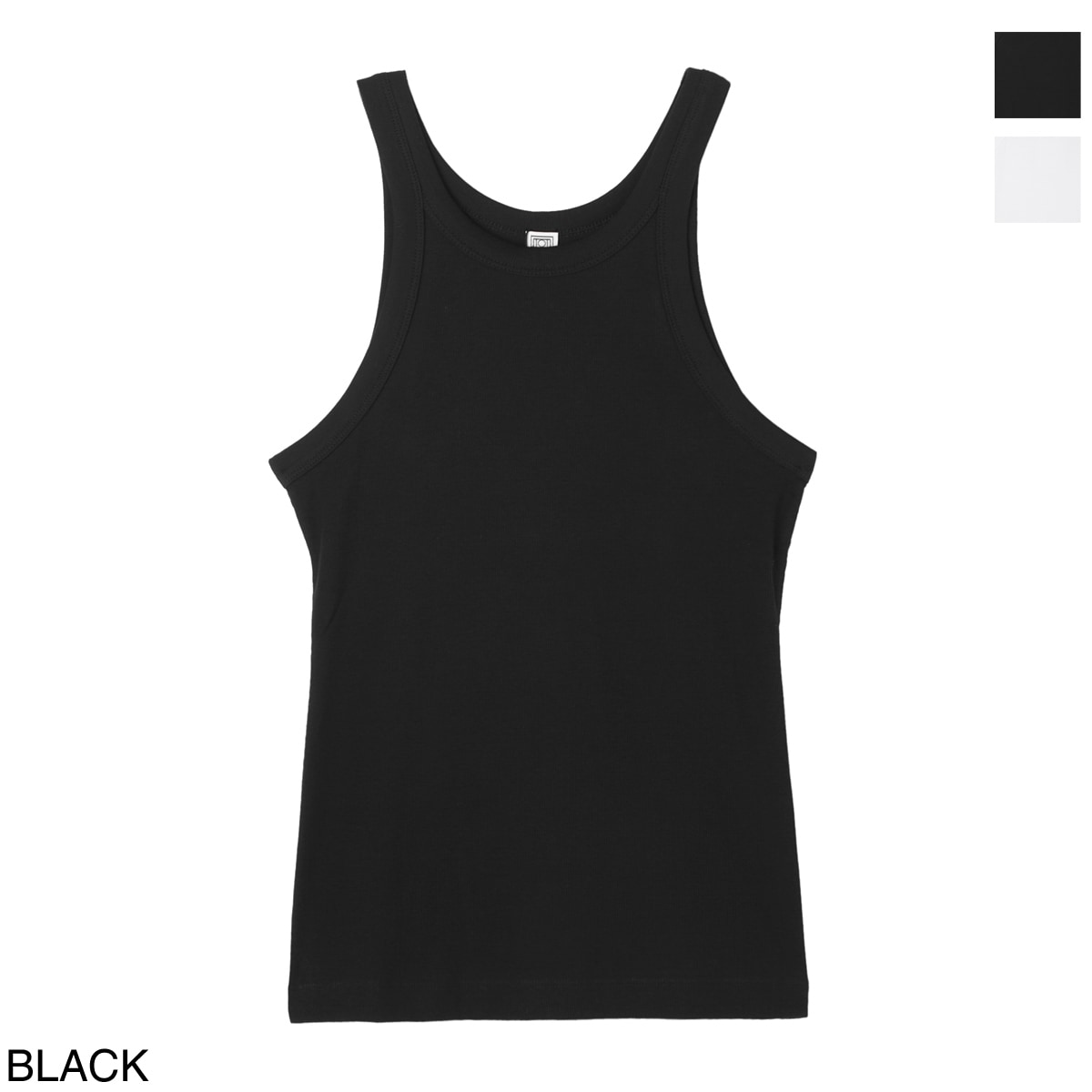 Dolce & Gabbana ブラックタンクトップ サイズ40上質コットン ドルチェ