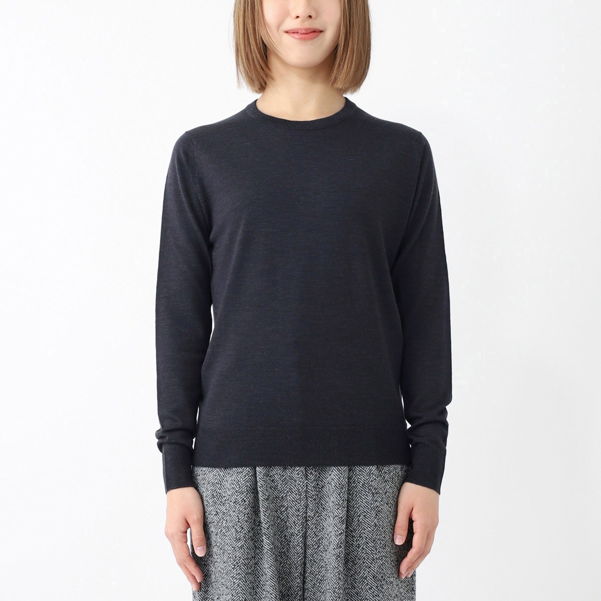 アウトレット】【ラスト1点】JOHN SMEDLEY ジョンスメドレー クルー 