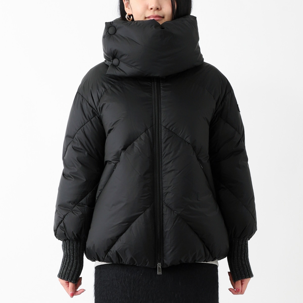 未使用級♡23AW ギャラ付 タトラス ピシアナ ロングダウンベスト 黒 M 大きいサイズと大きい服のメンズ通販【ビッグエムワン】大きい