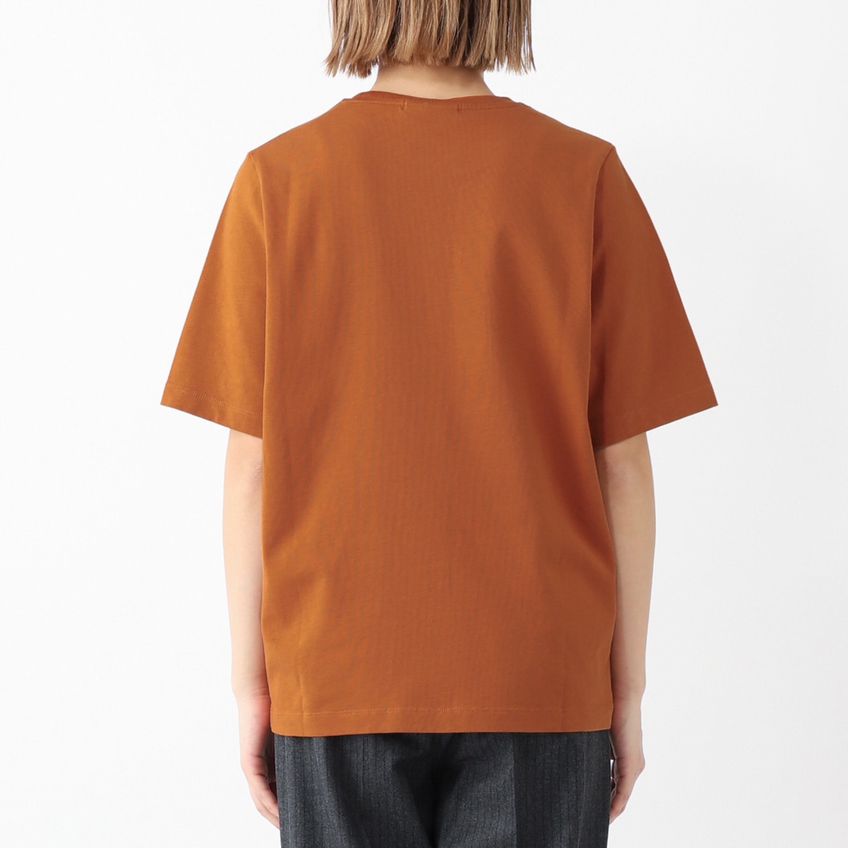 MAISON KITSUNE メゾンキツネ クルーネックTシャツ/BOLD FOX HEAD PATCH COMFORT TEE SHIRT レディース