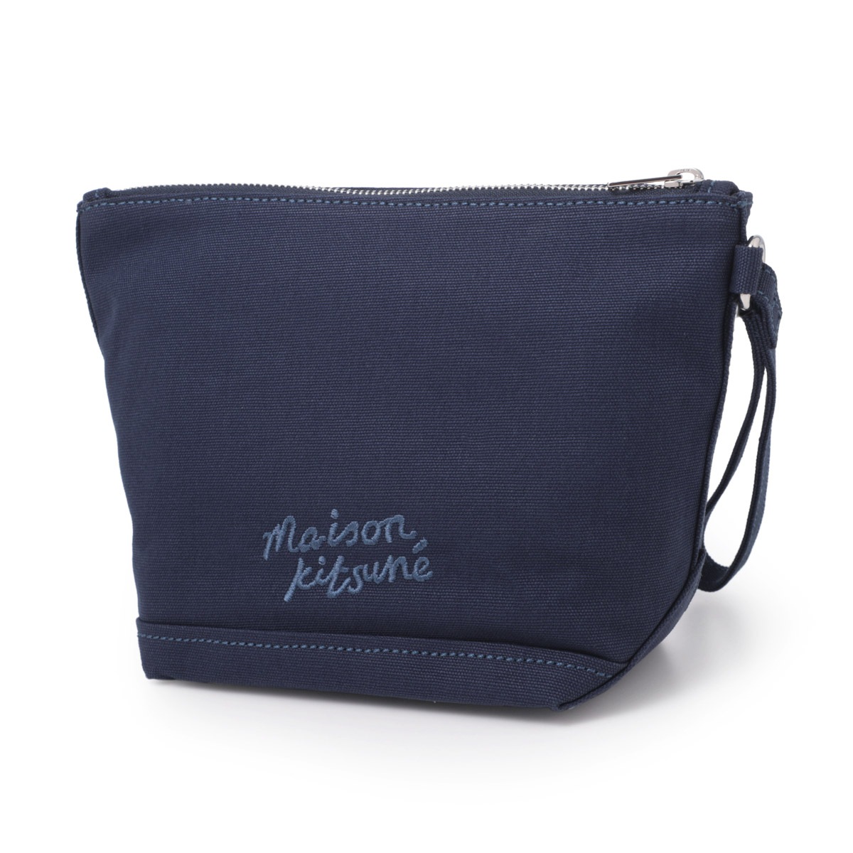 未使用 RIMOWAとMAISON KITSUNE のアメニティーポーチ MAISON KITSUNE メゾンキツネ ポーチ/FOX HEAD ZIPPED POUCH