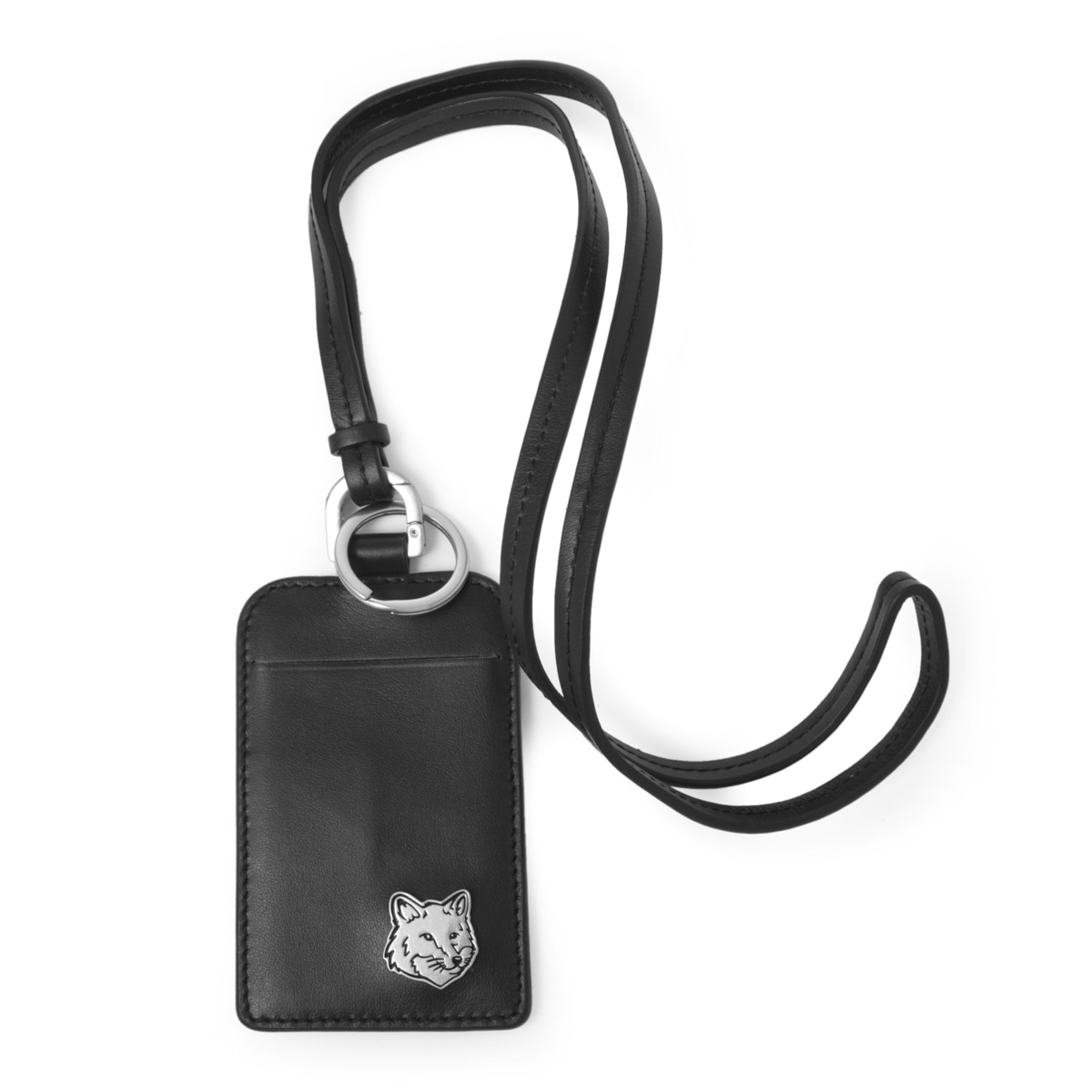 MAISON KITSUNE メゾンキツネ カードホルダー/カードケース/FOX HEAD NECK CARDHOLDER