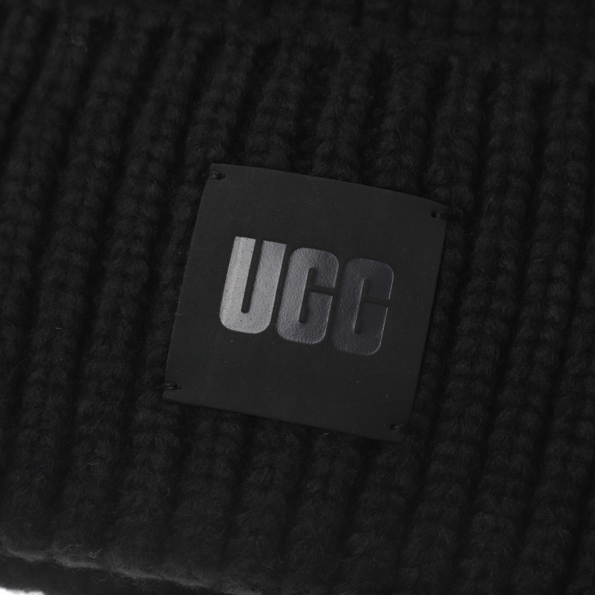 『ネコポス対応(1点まで)』UGG Australia アグオーストラリア ニットキャップ/ビーニー/CHUNKY RIB BEANIE レディース
