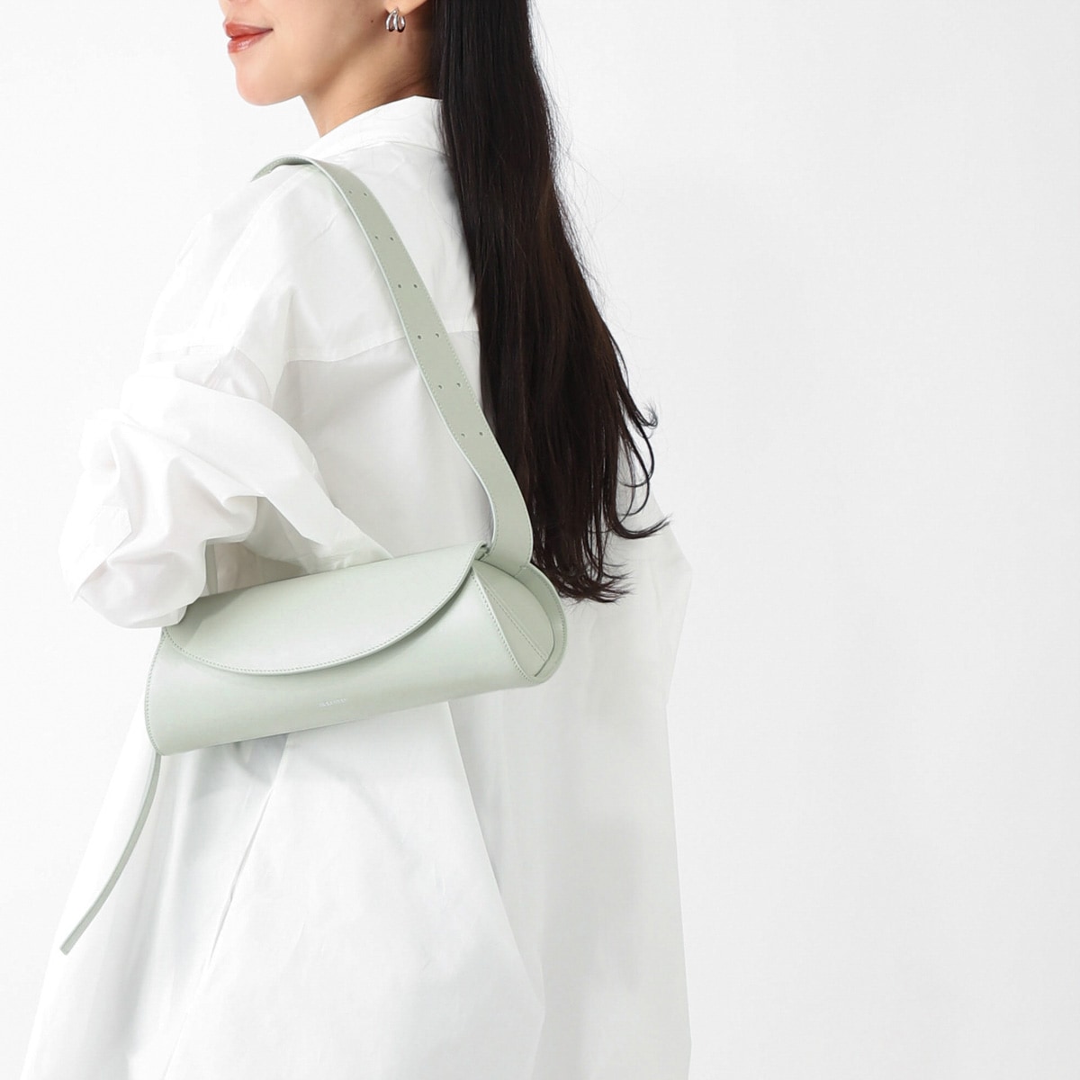 【心地よい質感】Jil Sander カノーロ スモールショルダーバッグ JILSANDERCannoloBagsmallジルサンダーカンノーロスモール (Jil