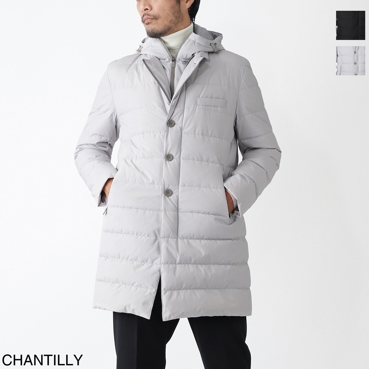 HERNO ヘルノ ライナー付き ダウンコート/LAMINAR GORE-TEX INFINIUM WINDSTOPPER【大きいサイズあり】 メンズ