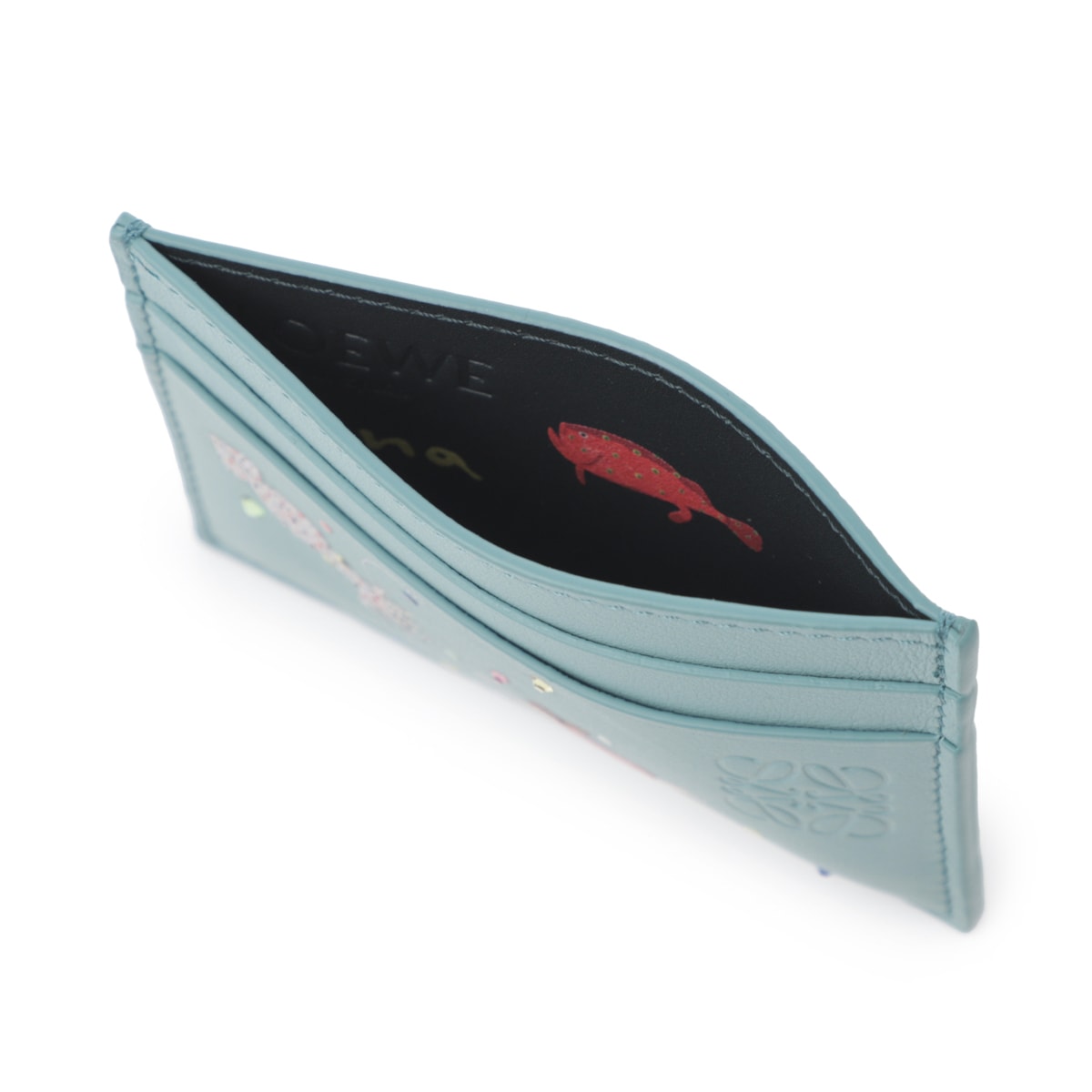 LOEWE ロエベ カードケース/DEEP SEA PLAIN CARDHOLDER レディース