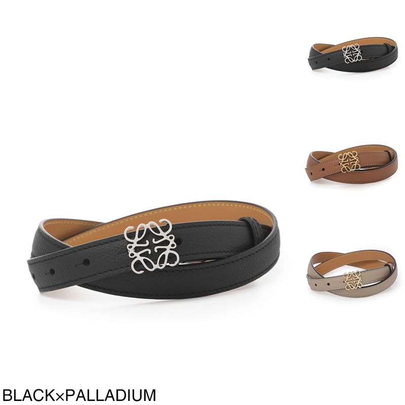 LOEWE ロエベ ベルト/ANAGRAM 2CM BELT アナグラム レディース