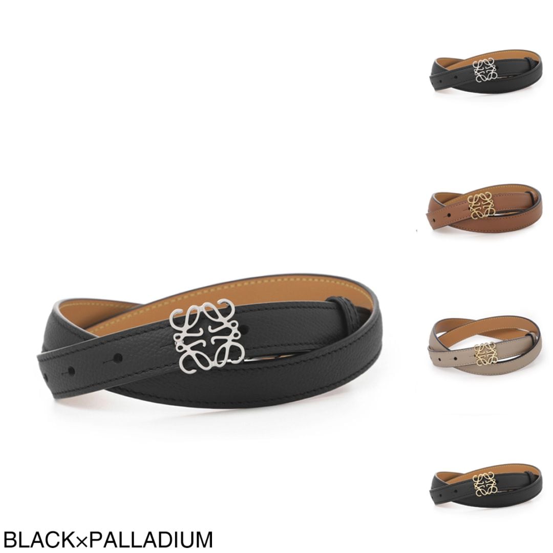 LOEWE ロエベ ベルト/ANAGRAM 2CM BELT アナグラム レディース