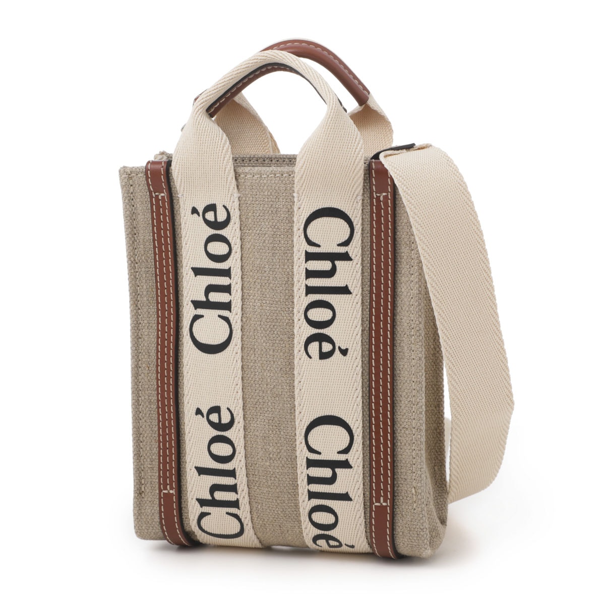 Chloe クロエ トートバッグ 2WAY/WOODY NORTH SOUTH MINI Chloe クロエ トートバッグ 2WAY/WOODY NORTH SOUTH MINI