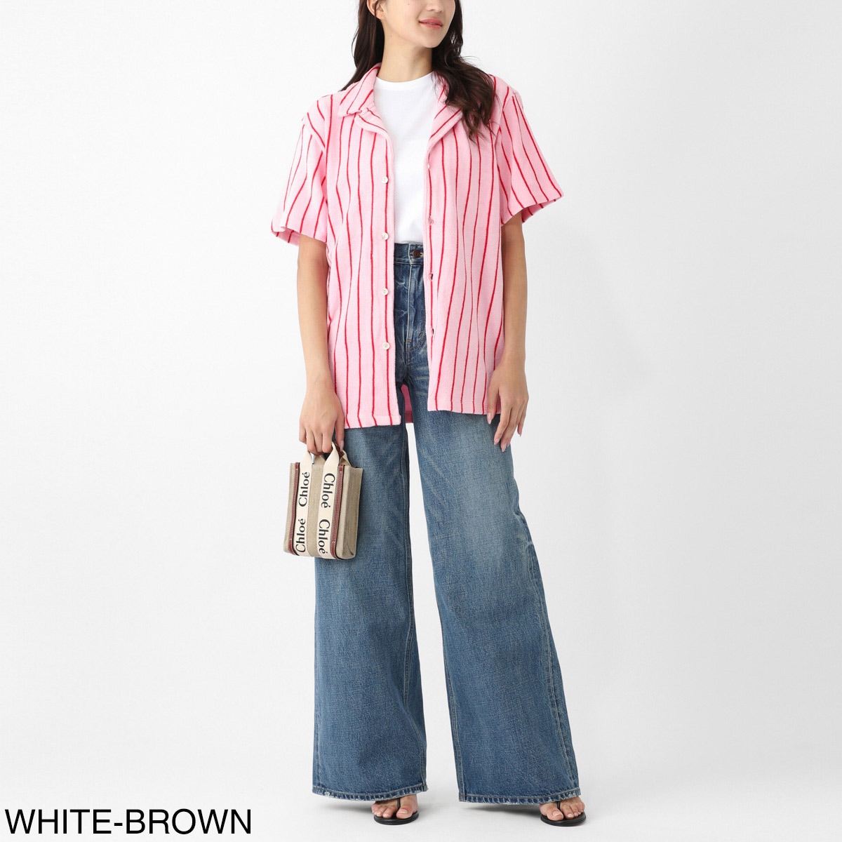 Chloe クロエ トートバッグ 2WAY/WOODY NORTH SOUTH MINI Chloe クロエ トートバッグ 2WAY/WOODY NORTH SOUTH MINI