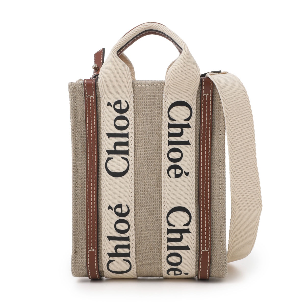 【国内発】CHLOE WOODY NORTH-SOUTH ミニ トートバッグ Chloe クロエ トートバッグ 2WAY/WOODY NORTH SOUTH MINI