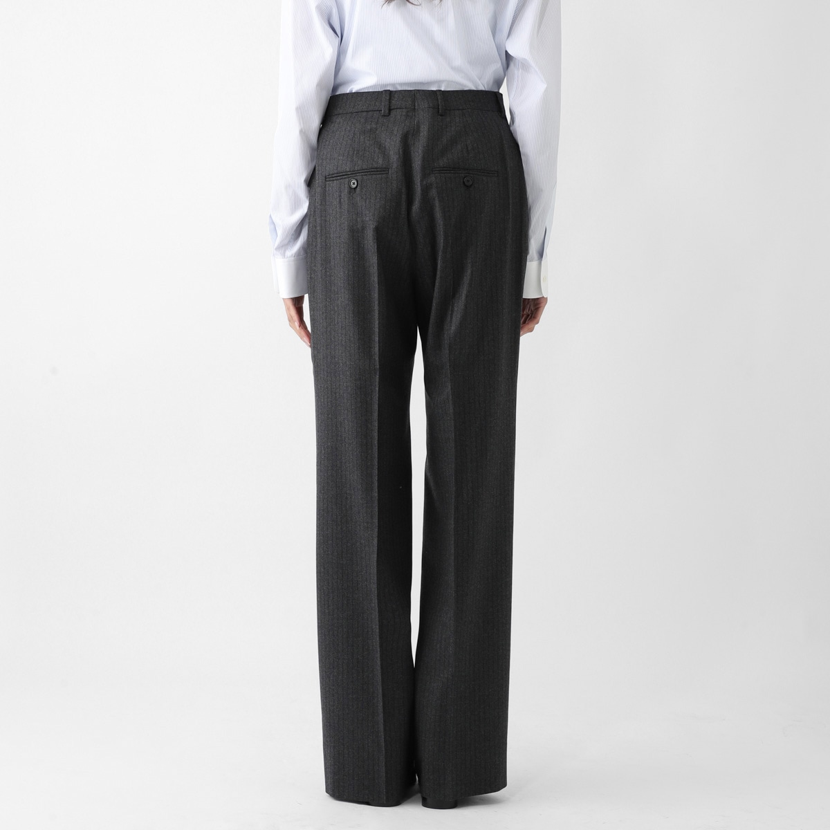 超美品 CELINE セリーヌ ウール スカート 2D23 サイズ:38