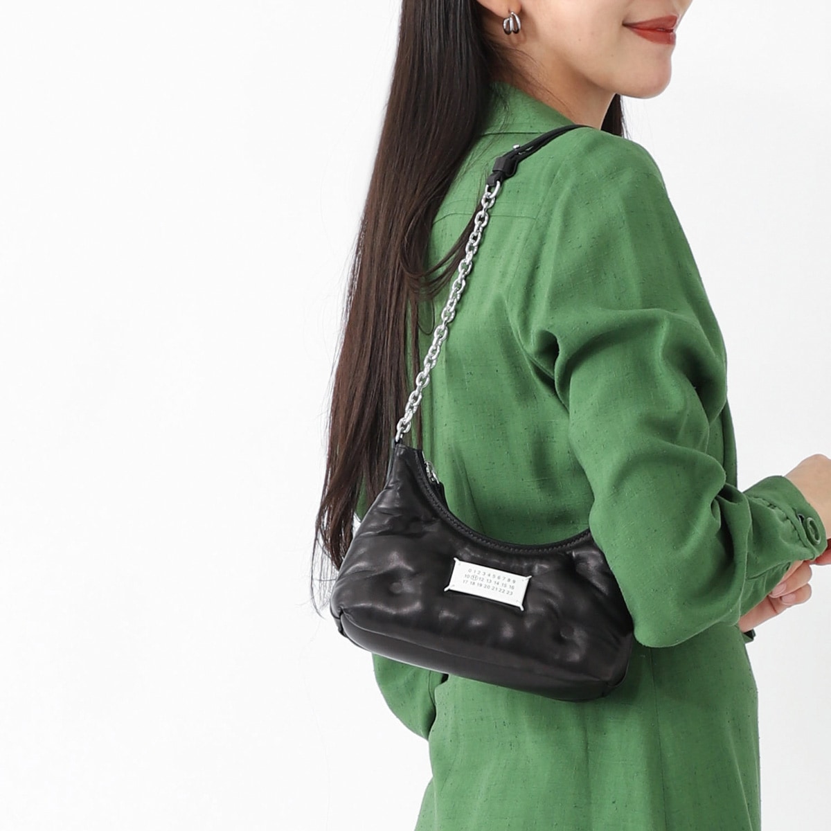 Maison Margiela メゾンマルジェラ ショルダーバッグ/ホーボーバッグ/GLAM SLAM HOBO MICRO レディース