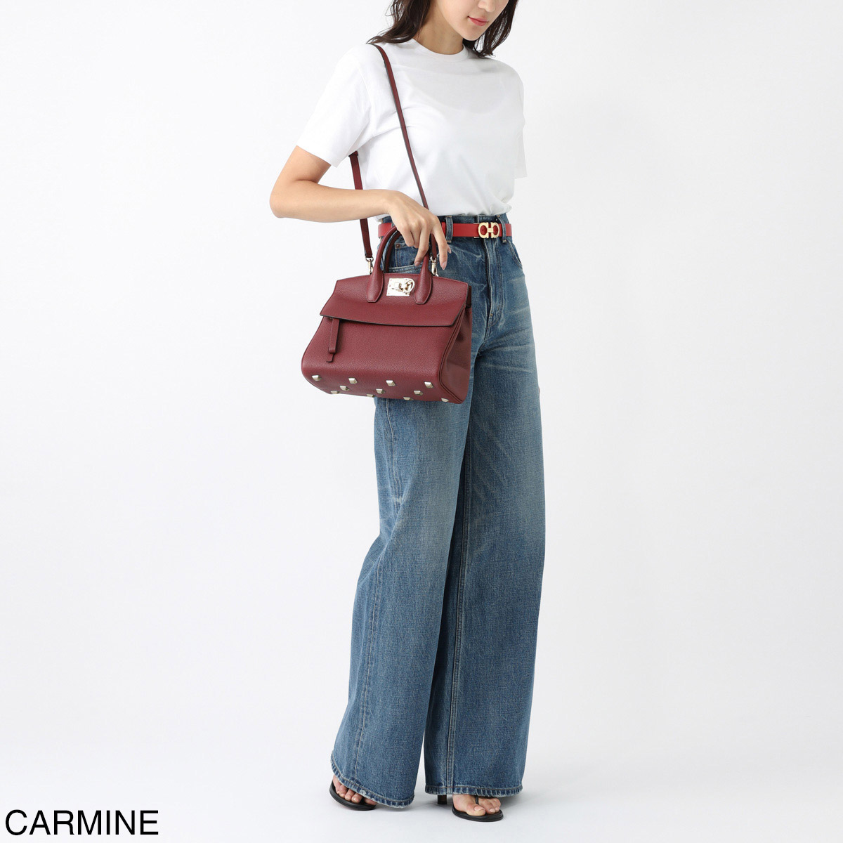 FERRAGAMO フェラガモ ハンドバッグ 2WAY/STUDIO レディース