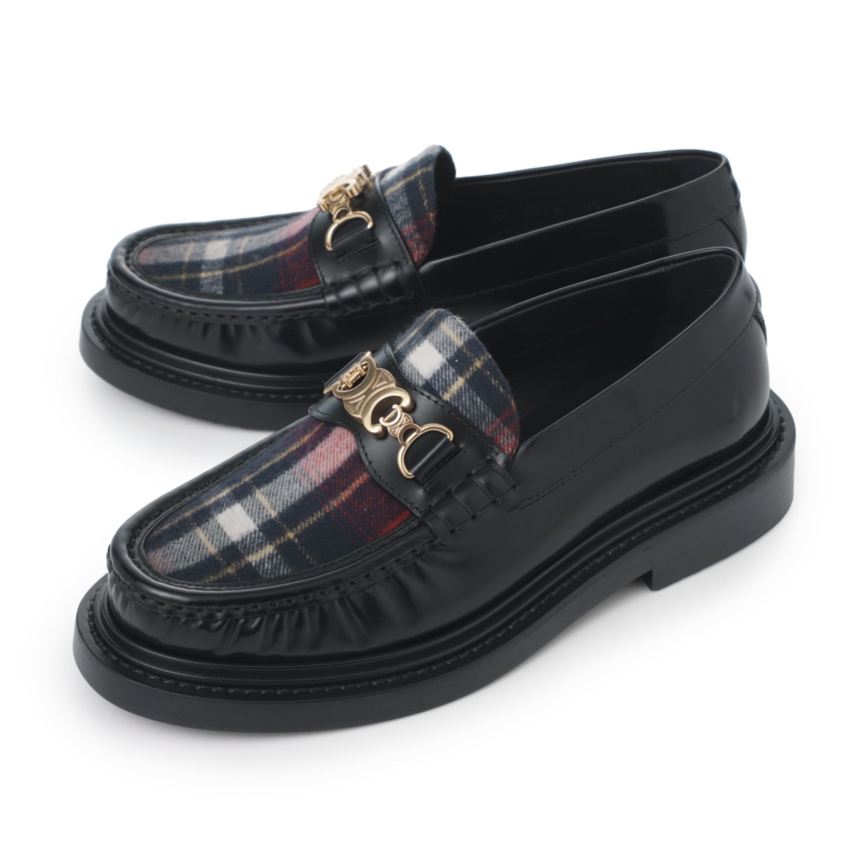 celine ローファー CELINE セリーヌ ローファー/TRIOMPHE CHAIN LOAFER 30