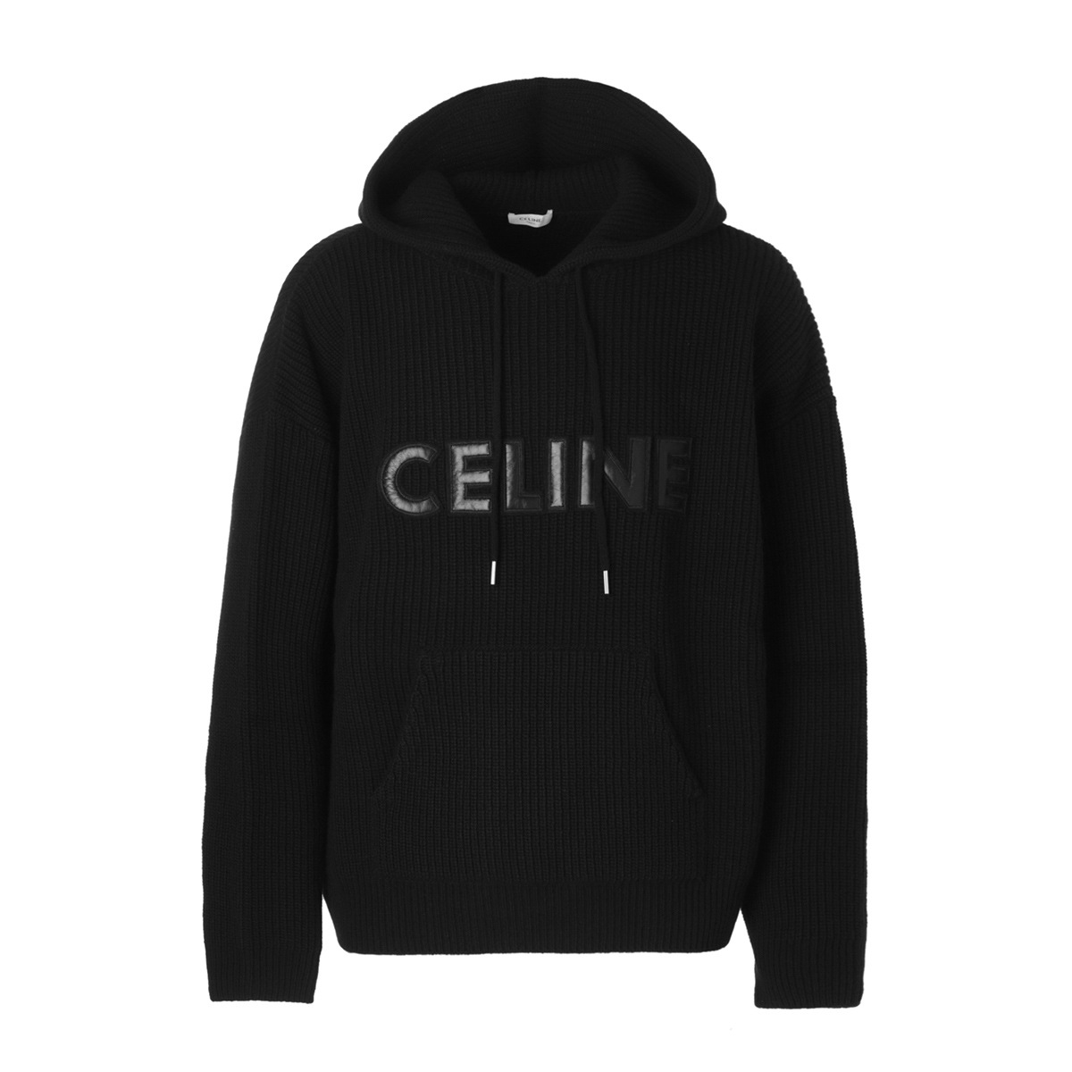 [あす着] セリーヌ CELINE ニットパーカ フーディ メンズ PULL CAPUCHE OVERSIZE CELINE アウトレット】CELINE セリーヌ ニットパーカ/フーディ/PULL CAPUCHE