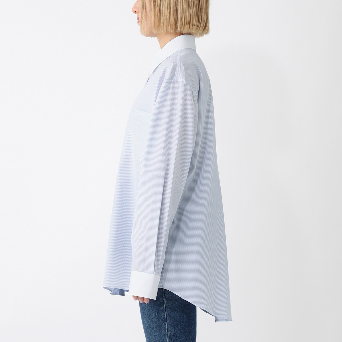 CELINE セリーヌ 長袖レギュラーカラーシャツ/オーバーサイズ