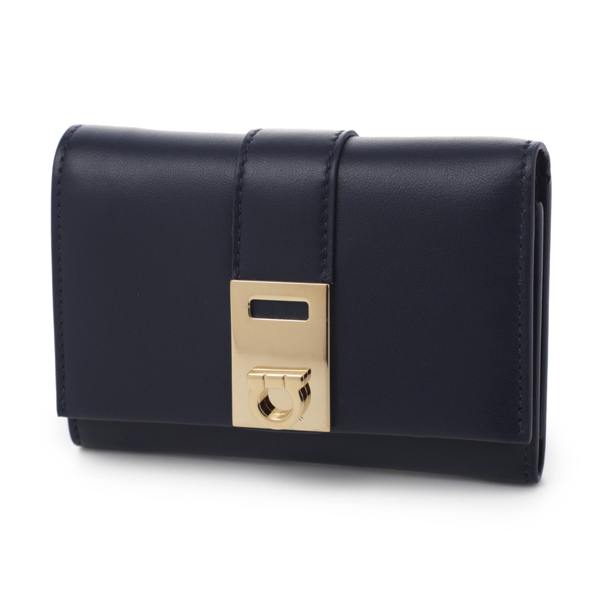 FERRAGAMO フェラガモ 3つ折り財布 小銭入れ付き/コンパクト