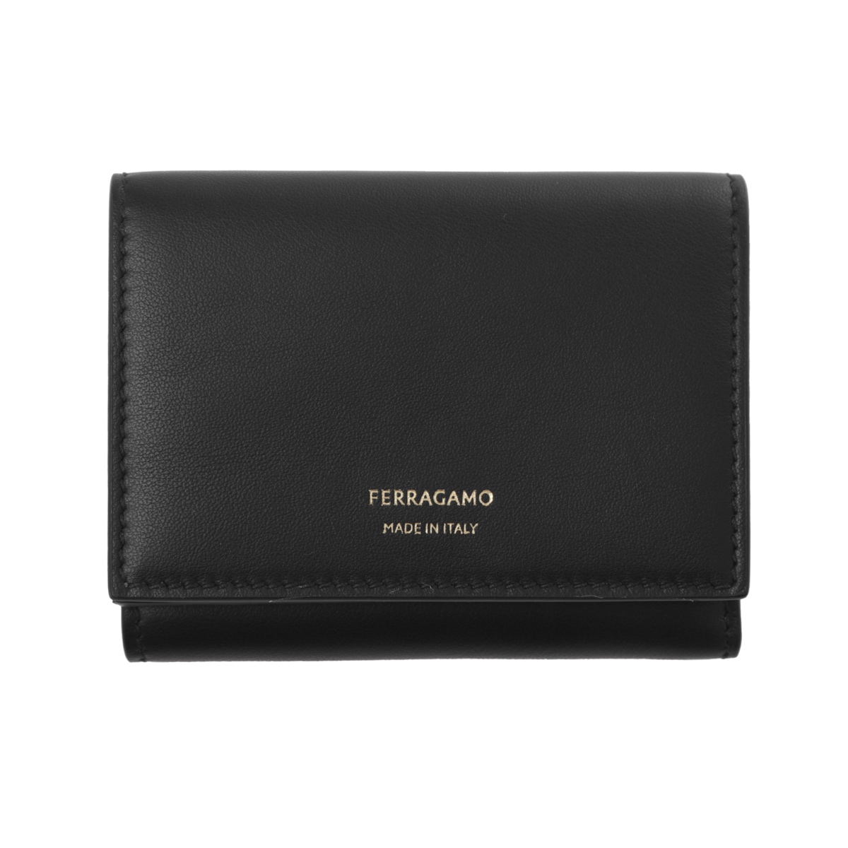 FERRAGAMO フェラガモ 3つ折り財布 小銭入れ付き/コンパクトウォレット レディース