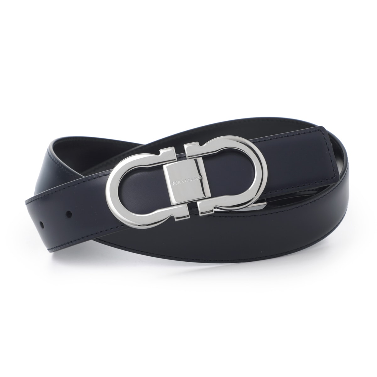 FERRAGAMO フェラガモ リバーシブルベルト メンズ