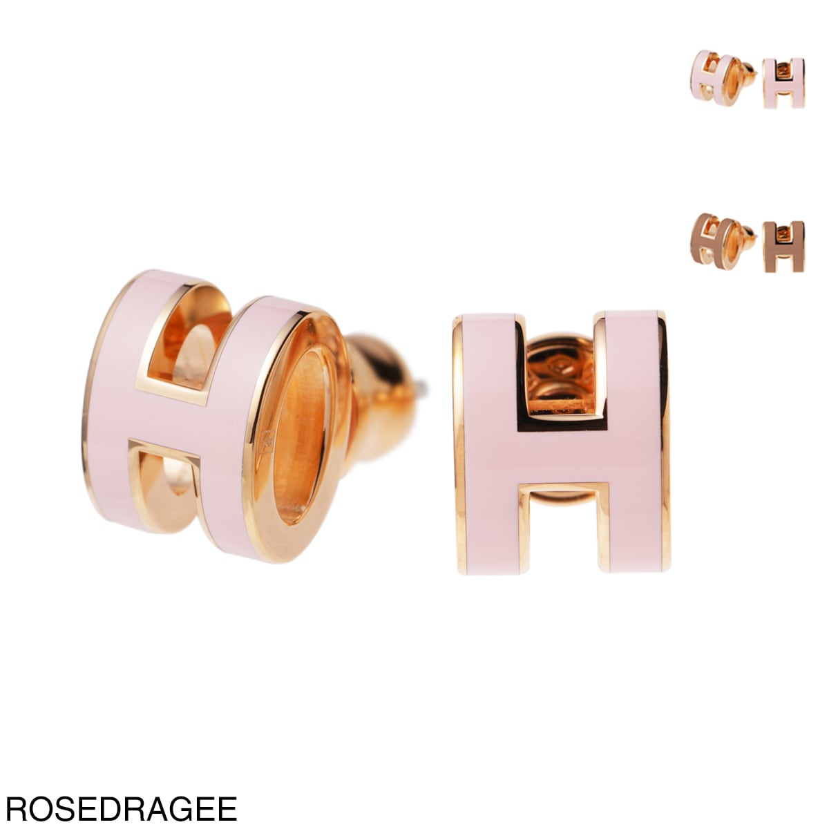 HERMES エルメス ピアス/MINI POP H EARRINGS【返品交換不可】 レディース