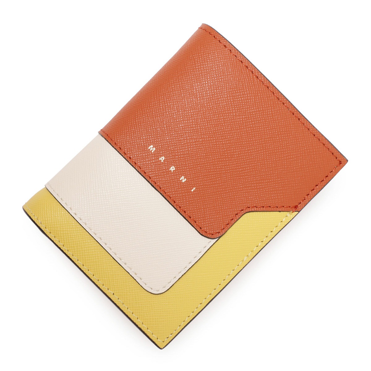 MARNI マルニ 2つ折り ウォレット 本物 テラコッタ 本物 阪急百貨店 MARNI マルニ 2つ折り ウォレット 本物 テラコッタ 本物 阪急百貨店