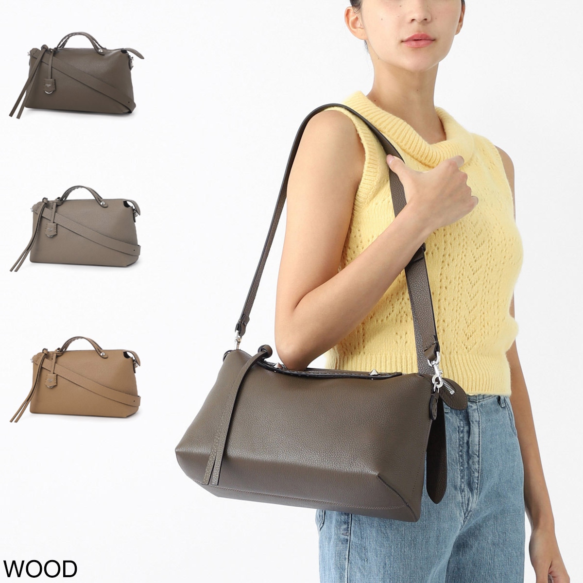 FENDI フェンディ ボストンバッグ 2WAY/BY THE WAY SELLERIA