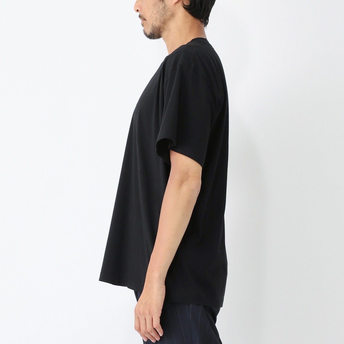 MM6 グレー クルーネック Tシャツ MAISON MARGIELA(メゾンマルジェラ) 19AW Bonding Crew Neck S/S