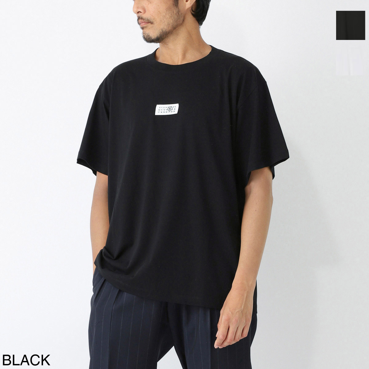 MM6メゾンマルジェラ　ワンポイントクルーネックTシャツ MM6 Maison Margiela (エムエムシックス メゾン マルジェラ